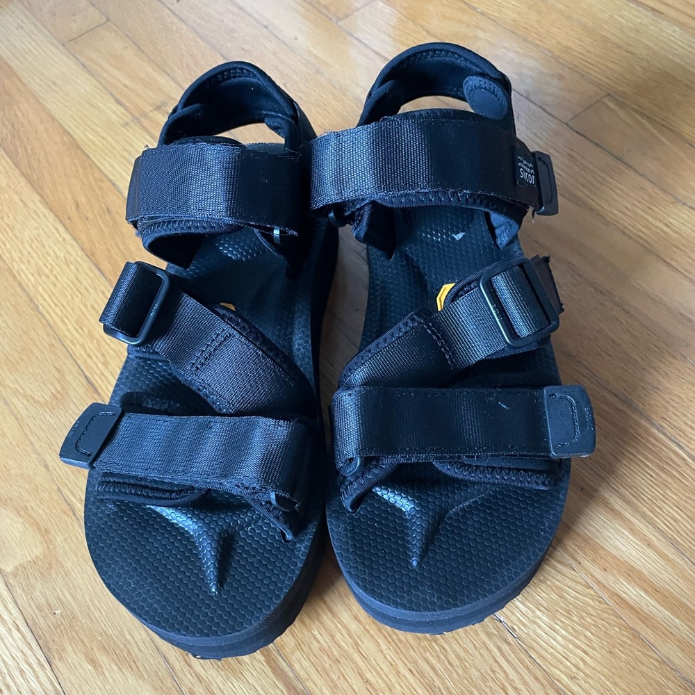 Suicoke Black Sandals for Women